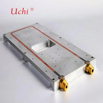 IGBT อลูมิเนียมเหลวจานเย็น ชนิดอุตสาหกรรมความสามารถสูงแก้ไขทองแดง