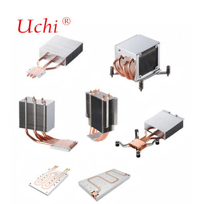 Buen precio Solución de radiador de tubería de calor de placa de enfriamiento de servidor de CPU de cobre de aluminio en línea