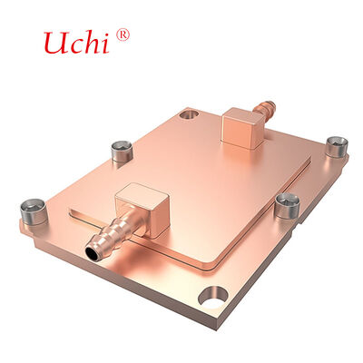 Good price Custom Pure Copper CPU Heat Sink Water Cooler Cold Plate Liquid Cooling online