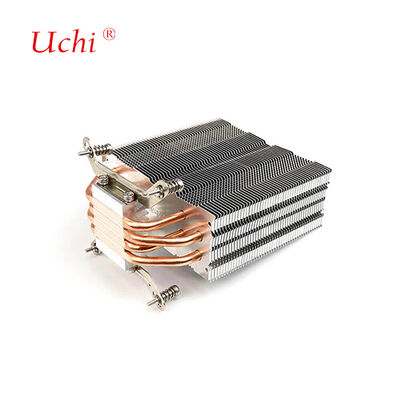 Harga yang bagus Clip Tipe Zipper Fin Komputer CPU Panas Sink 4 Pipa Panas Radiator on line