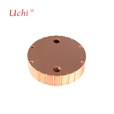 Good price 1500W Liquid Cooled Pure Copper Round LED Lighting Heat Sink Component online