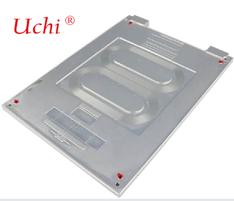 Harga yang bagus Deep Buried Copper Pipe Double Loop Fiber Laser Water Cooling Plate untuk Cold Plate on line