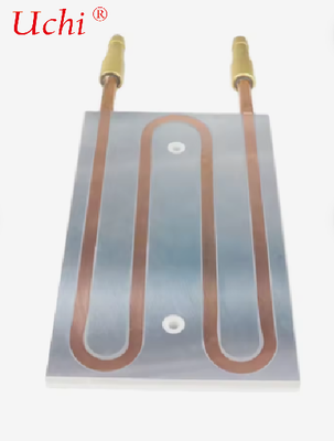 Guter Preis Flüssigkeitskühlplatte extrudiertes Aluminium quadratische Kühlplatte mit integrierten Heatpipes für Wärmemanagementlösungen online